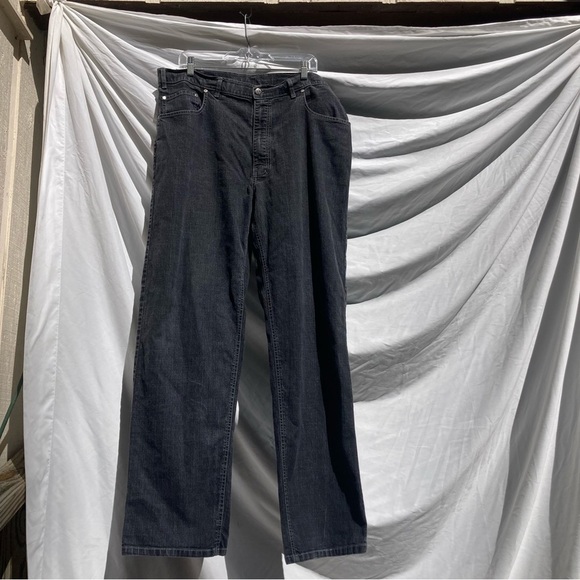 Oliveo Pants - Oliveo classic black handmade jeans, size 16